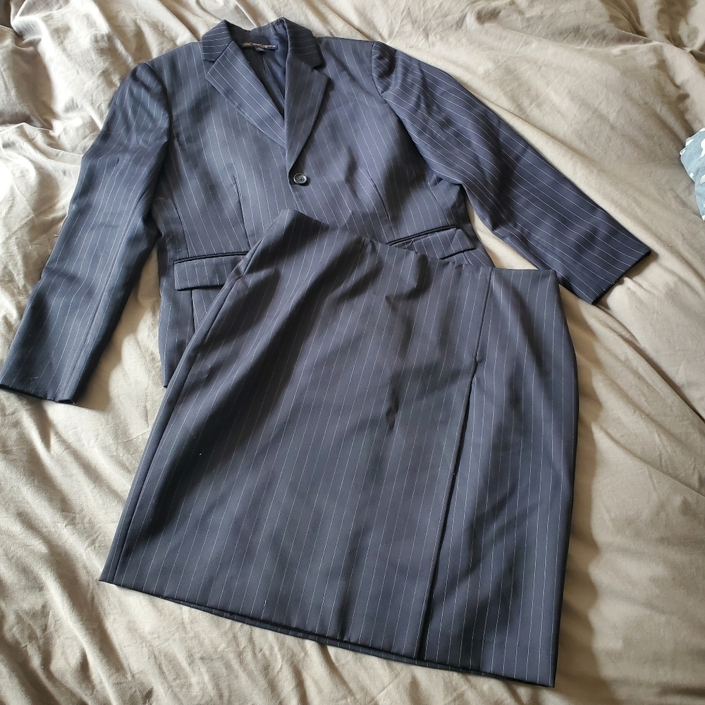 Brooks Brothers 346 Skirt Suit Set 14P